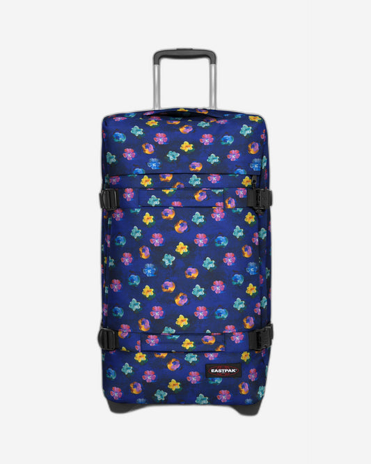 Eastpak Transit'R L Flowerblur Navy Large Soft Luggage - EK0A5BA92O41