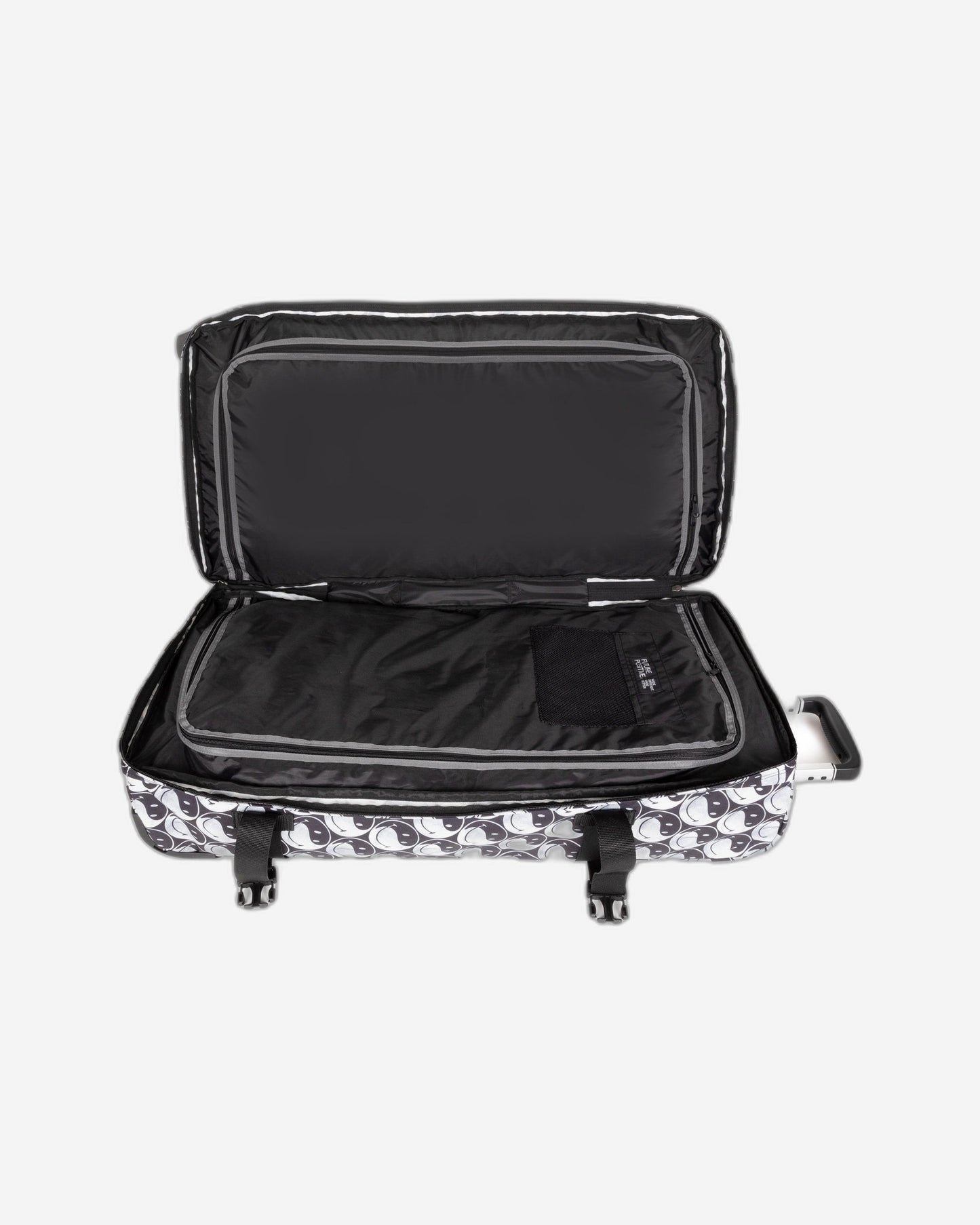 Eastpak Transit'R L Smiley Yy Black Large Soft Luggage - EK0A5BA95K21