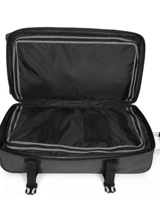 Eastpak Transit'R L Black Denim Large Soft Luggage - EK0A5BA977H1