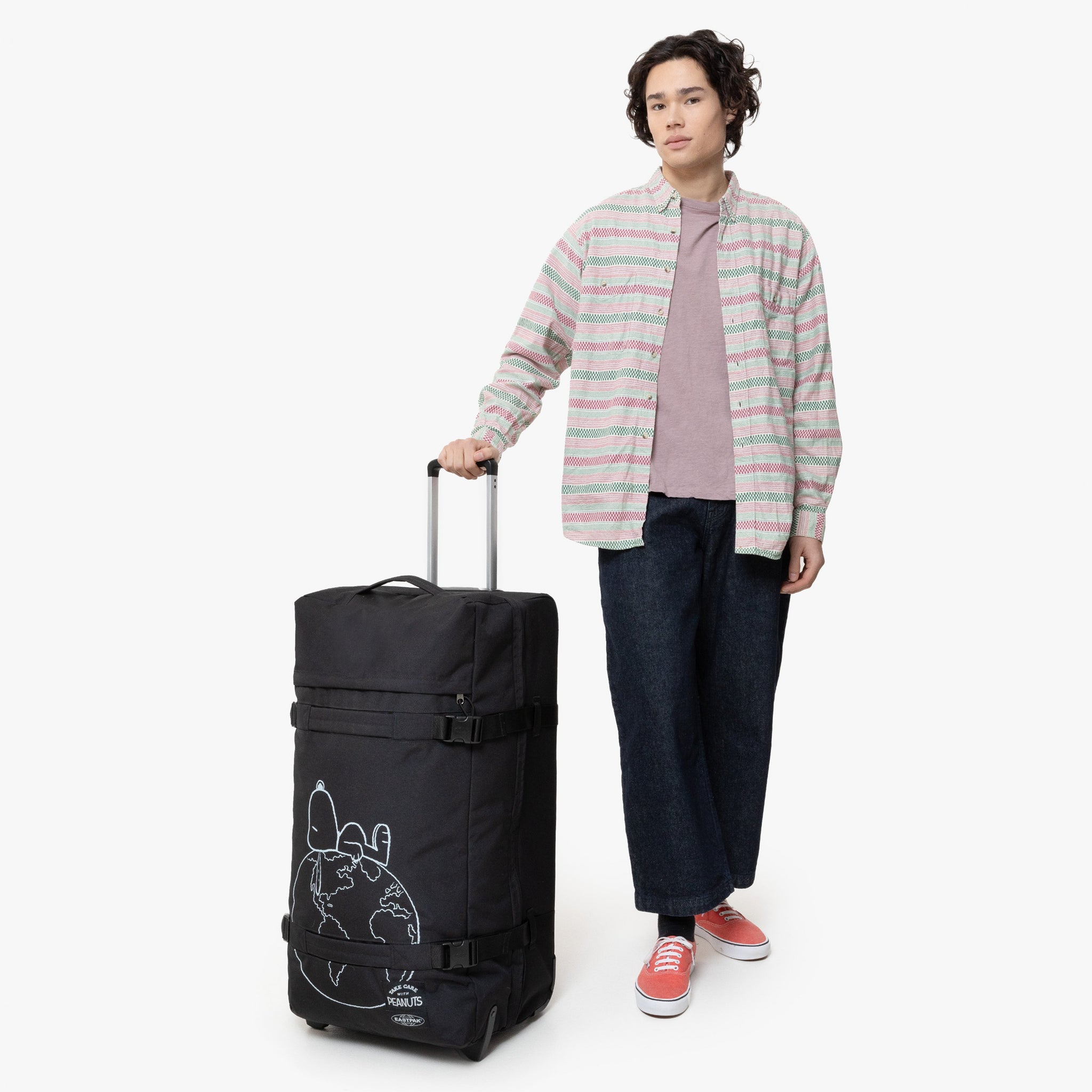 Eastpak Transit'R L Peanuts Placed Large Soft Luggage - EK0A5BA97O11