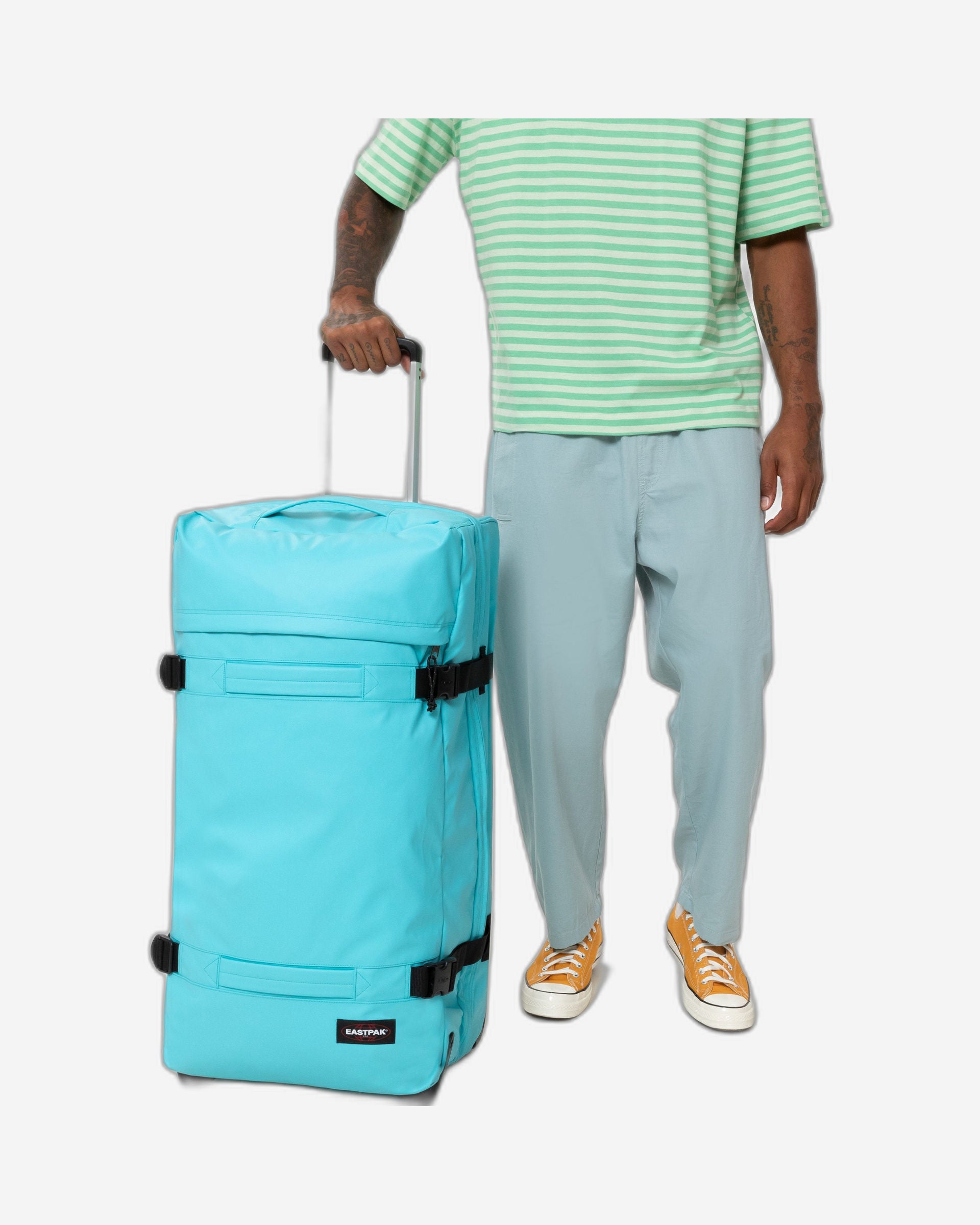 Eastpak Transit'R L Tarp Sea Large Soft Luggage - EK0A5BA98J21