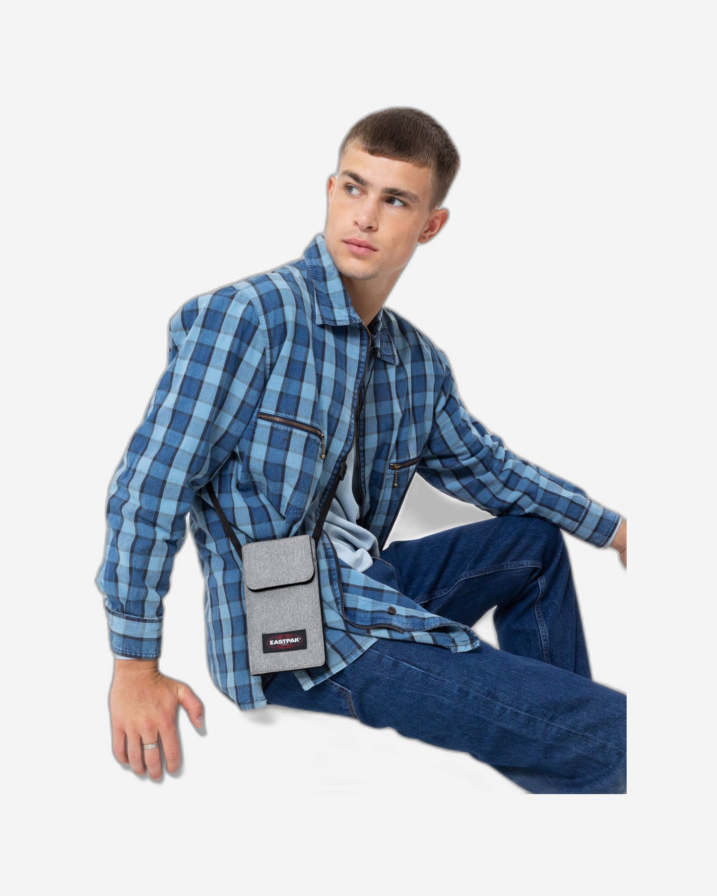 Eastpak Daller Pouch Sunday Grey Small Crossbody Pouch Crossbody Bag