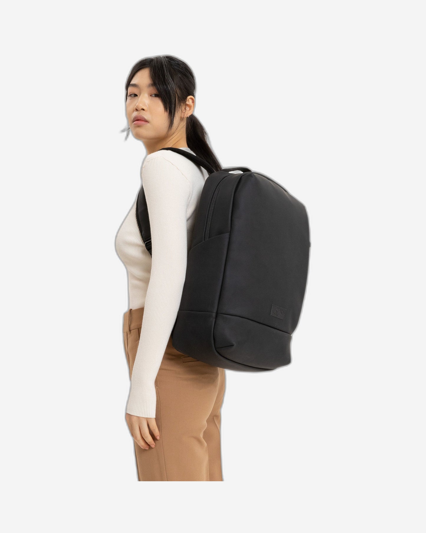Eastpak Tecum F Cnnct F Matte Black Medium Backpack