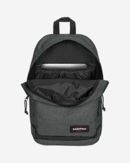 Eastpak Skate Pak'R Black Denim Backpack with Skateboard Sleeve - EK0A5BEN77H