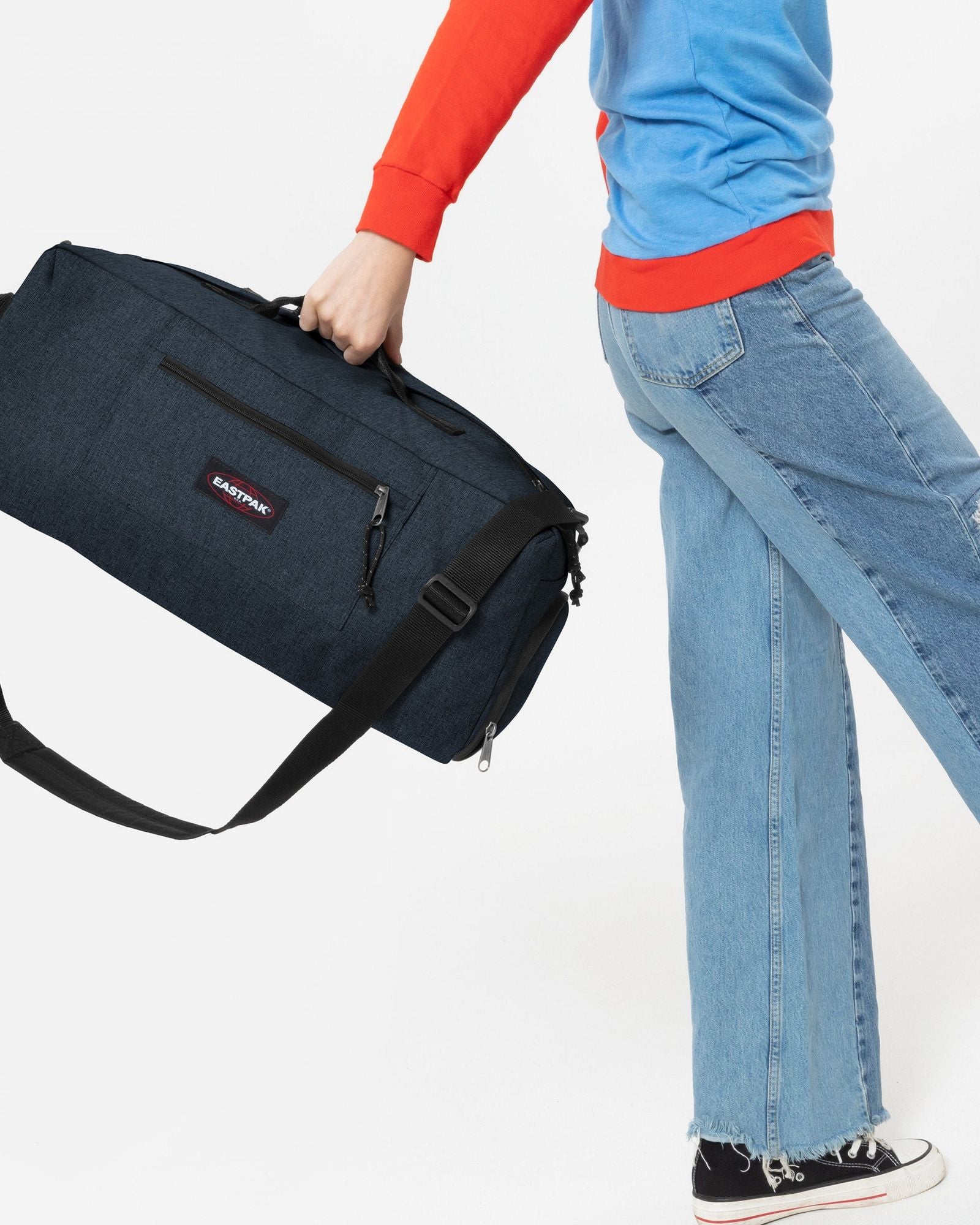 Eastpak Duffl'R M Triple Denim Medium Duffle Bag - EK0A5BES26W