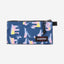 Eastpak Flatcase Blocktype Navy Medium Flat Pouch Pouch