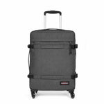 Eastpak Transit'R 4 S Black Denim Four-wheeled carry on luggage