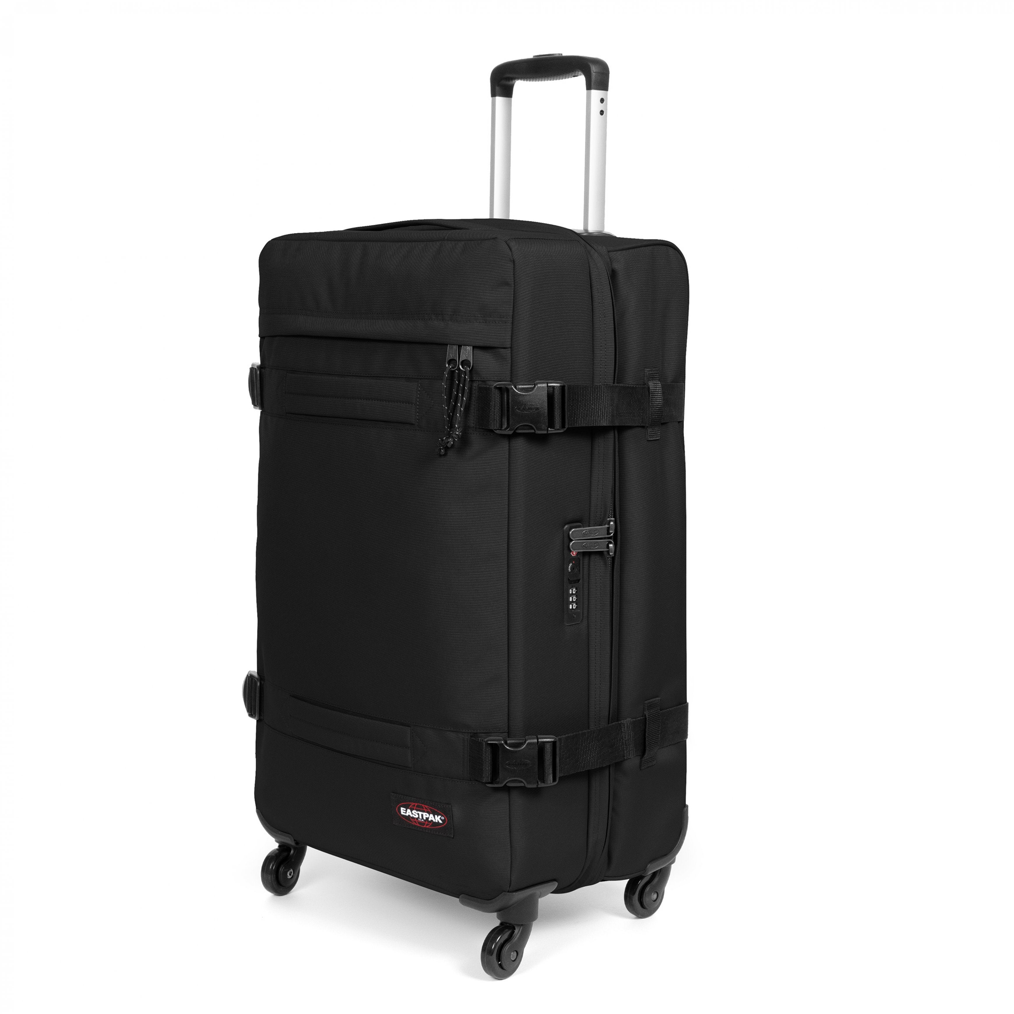 Eastpak Transit'R 4 M Black Four-wheeled medium luggage - EK0A5BFJ008