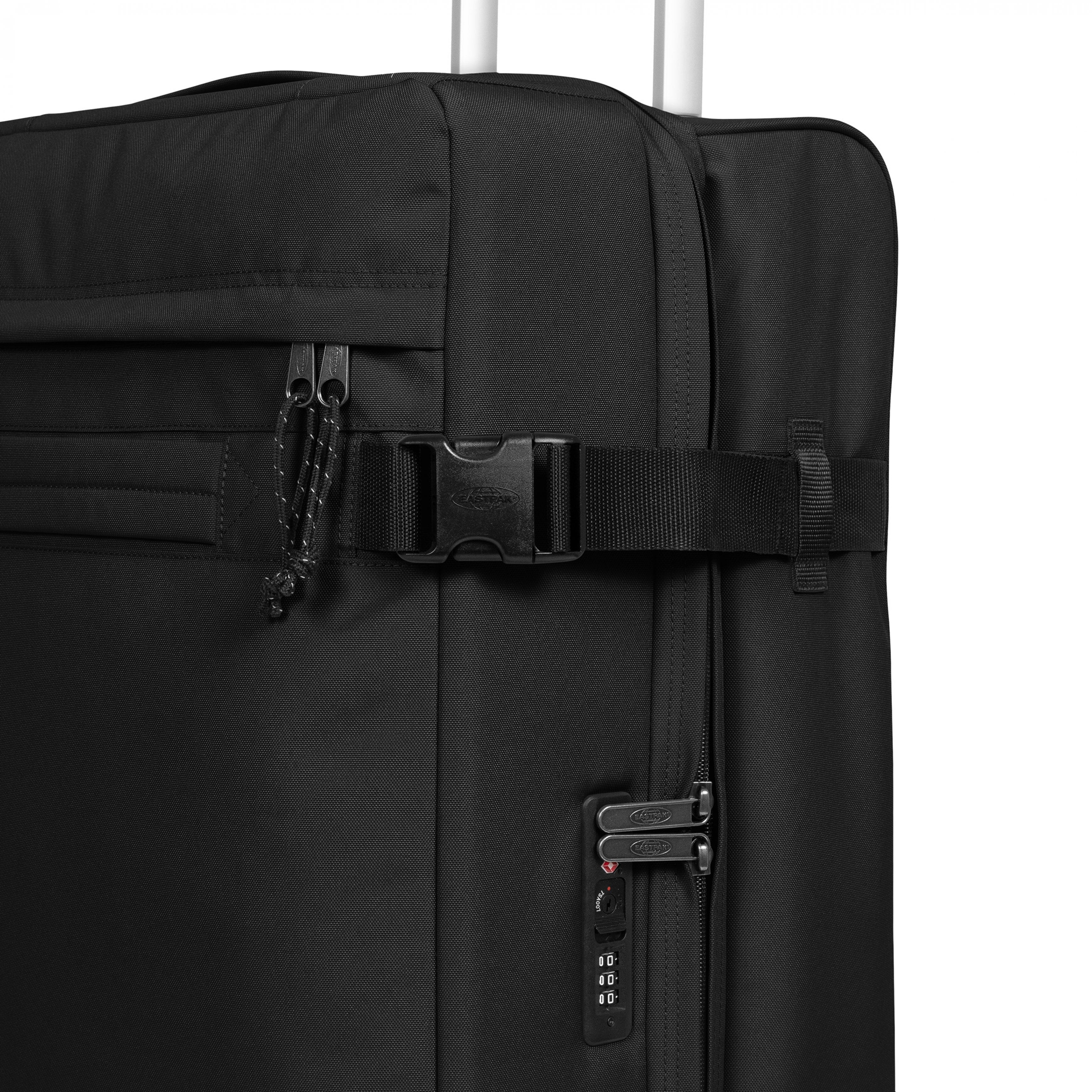 Eastpak Transit'R 4 M Black Four-wheeled medium luggage - EK0A5BFJ008