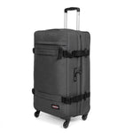 Eastpak Transit'R 4 M Black Denim Four-wheeled medium luggage - EK0A5BFJ77H1