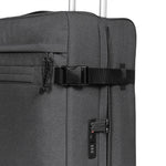 Eastpak Transit'R 4 M Black Denim Four-wheeled medium luggage - EK0A5BFJ77H1