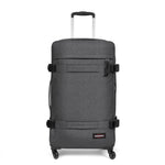 Eastpak Transit'R 4 M Black Denim Four-wheeled medium luggage