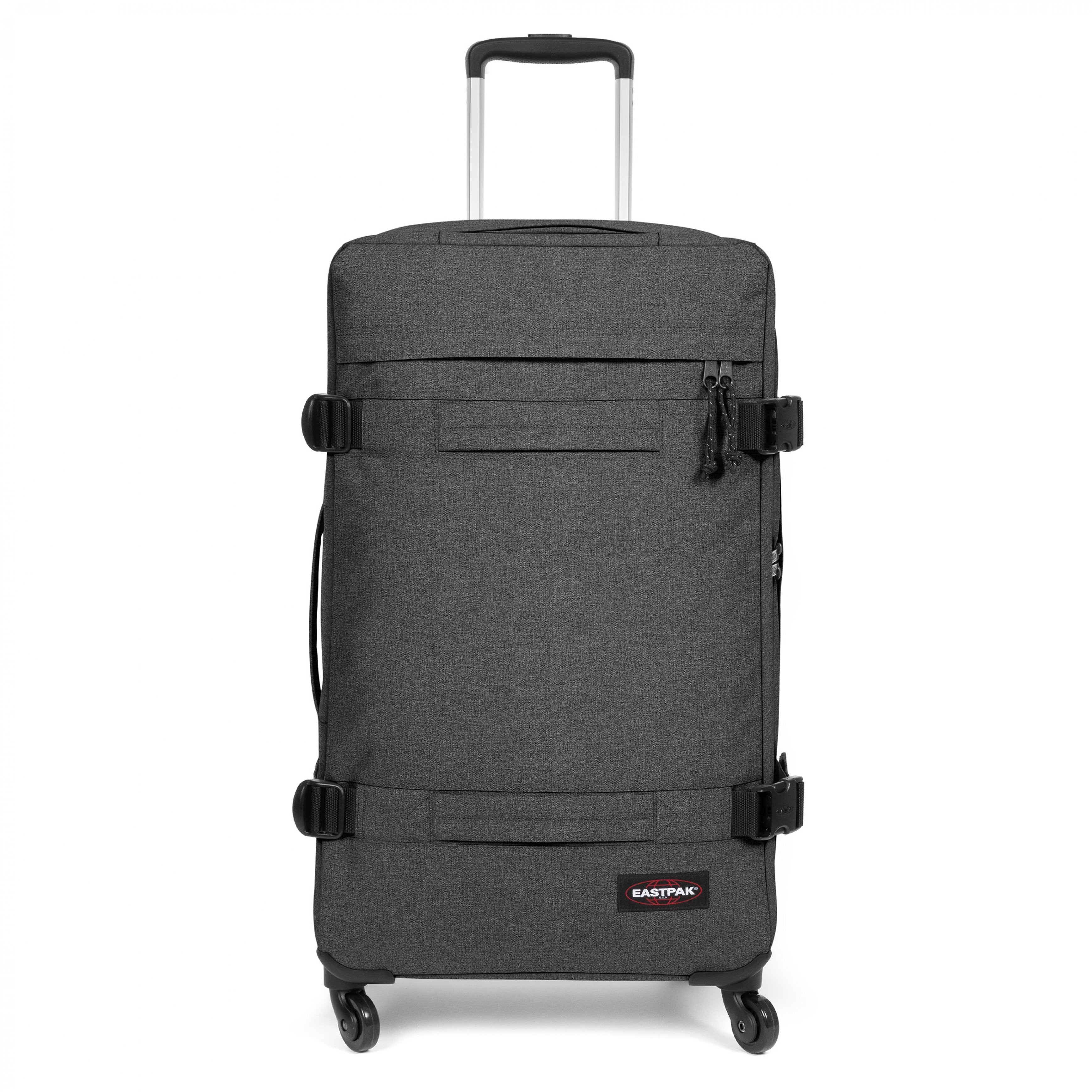 Eastpak Transit'R 4 L Black Denim Large four-wheeled luggage