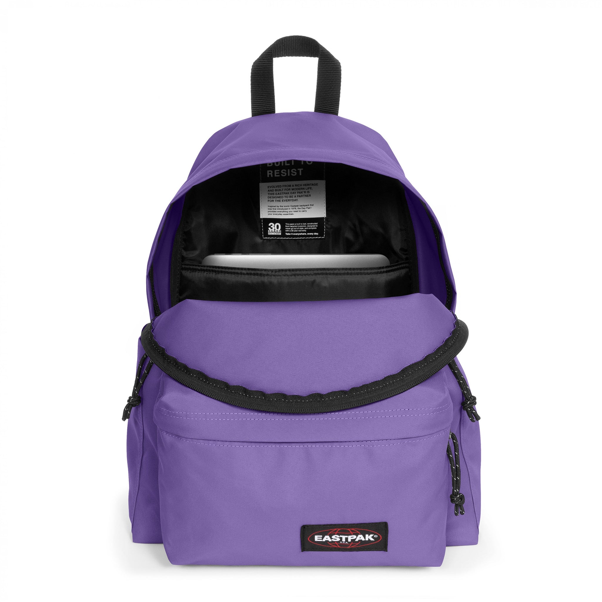 Eastpak Day Pak'R Petal Lilac Medium backpack with bottle holder and laptop sleeve - EK0A5BG40O51