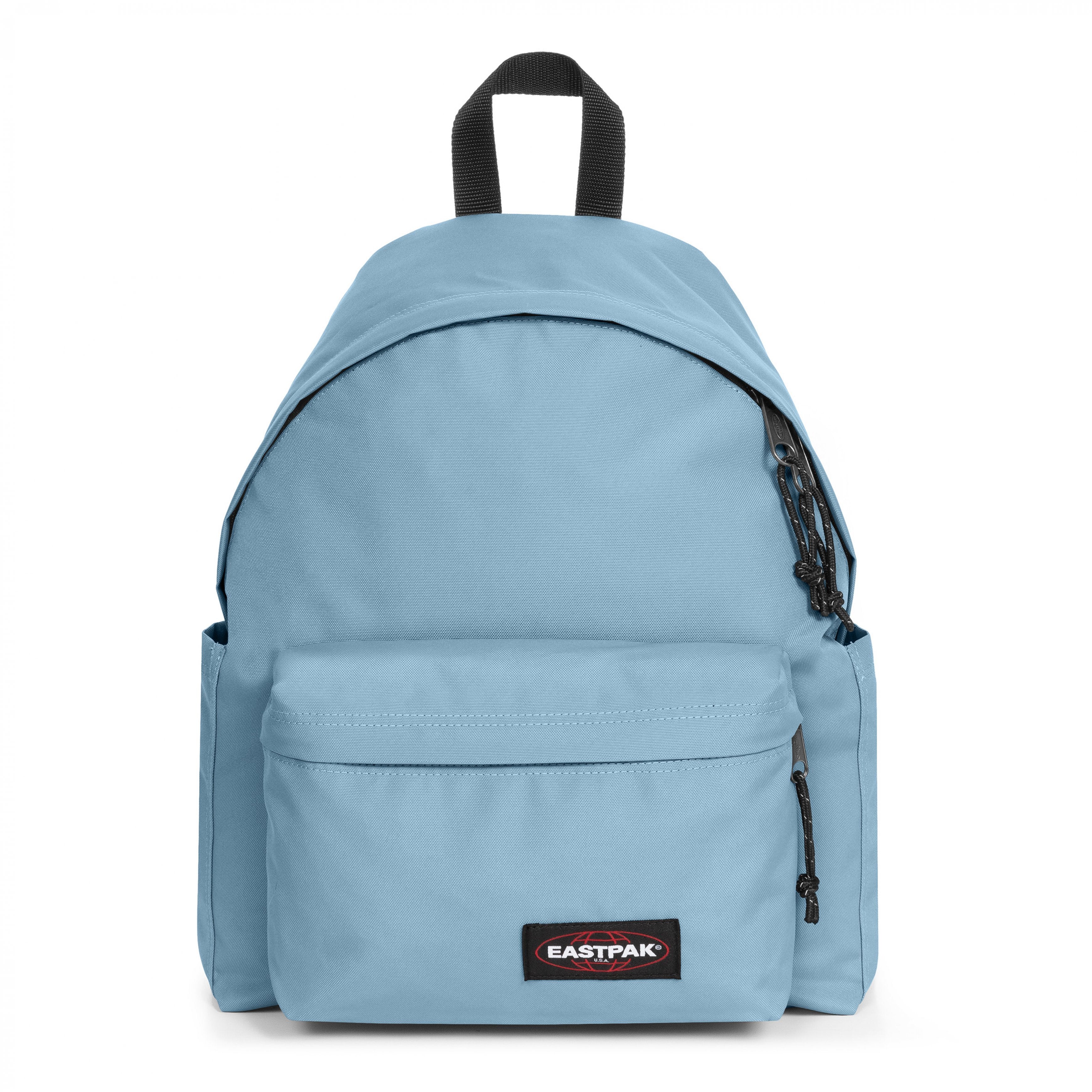 Eastpak Day Pak'R Icy Blue Medium backpack with bottle holder and laptop sleeve