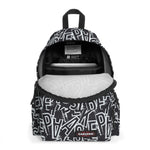 Eastpak Day Pak'R Ep Lettersblack Medium backpack with bottle holder and laptop sleeve - EK0A5BG42O01