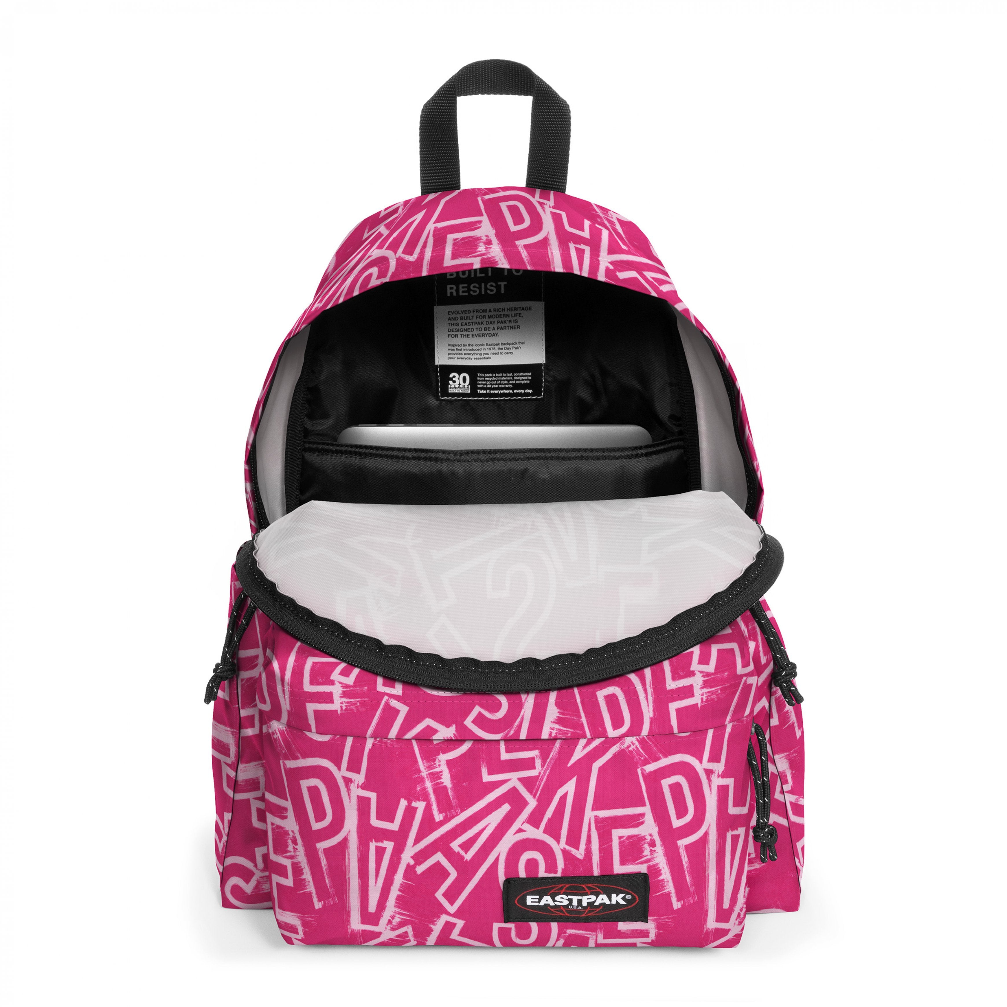 Eastpak Day Pak'R Ep Letterspink Medium backpack with bottle