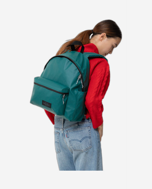 Eastpak Day Pak'R Tarp Petrol Medium backpack with bottle holder and laptop sleeve - EK0A5BG43O71