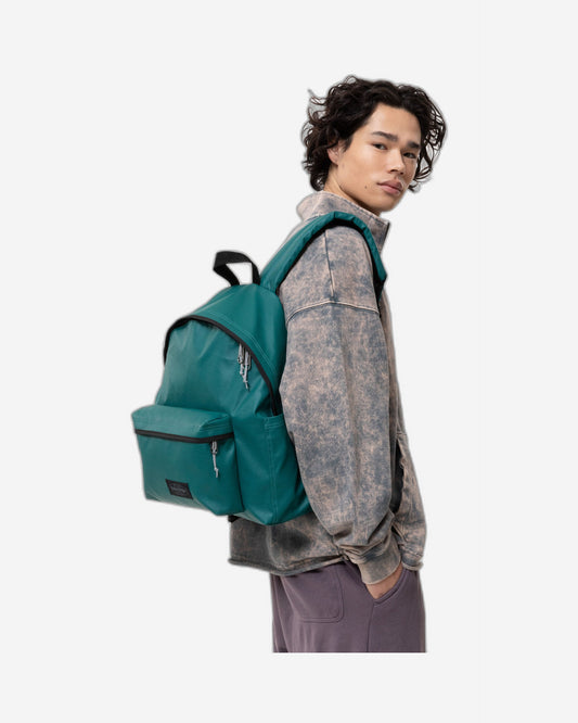 Eastpak Day Pak'R Tarp Petrol Medium backpack with bottle holder and laptop sleeve - EK0A5BG43O71