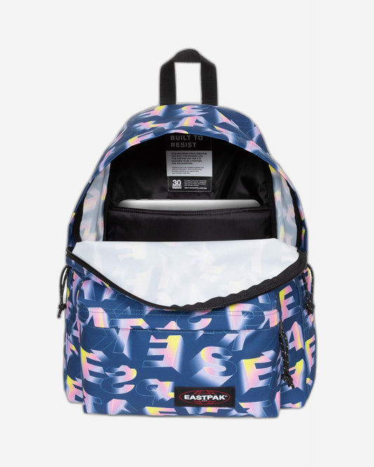 Eastpak Day Pak'R Blocktype Navy Medium Backpack - EK0A5BG46D7