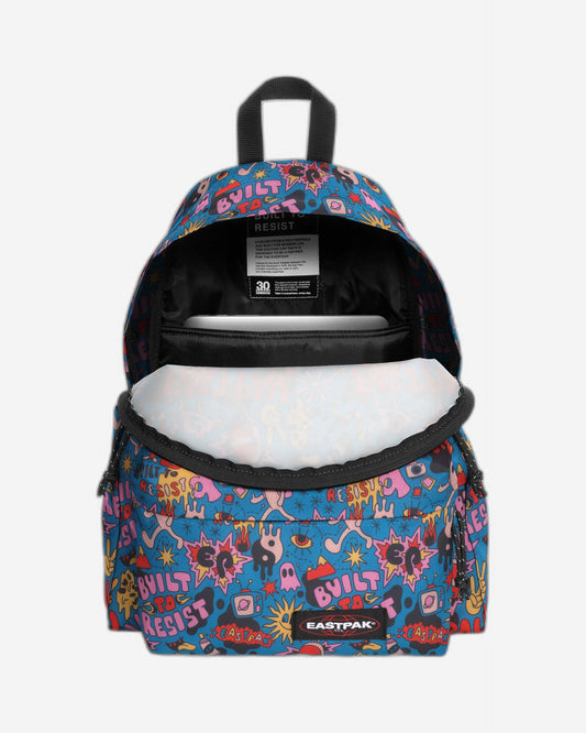 Eastpak Day Pak'R Doodle Blue Medium Backpack - EK0A5BG47D7
