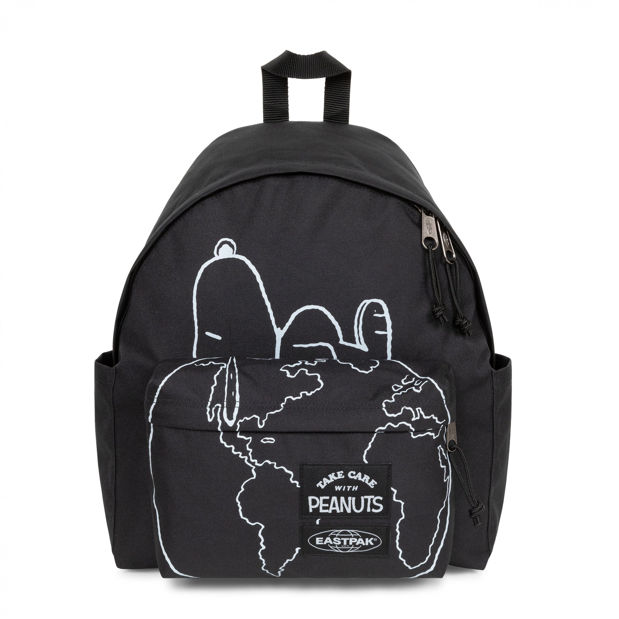 Eastpak Day Pak'R Peanuts Placed Medium backpack with bottle holder and laptop sleeve