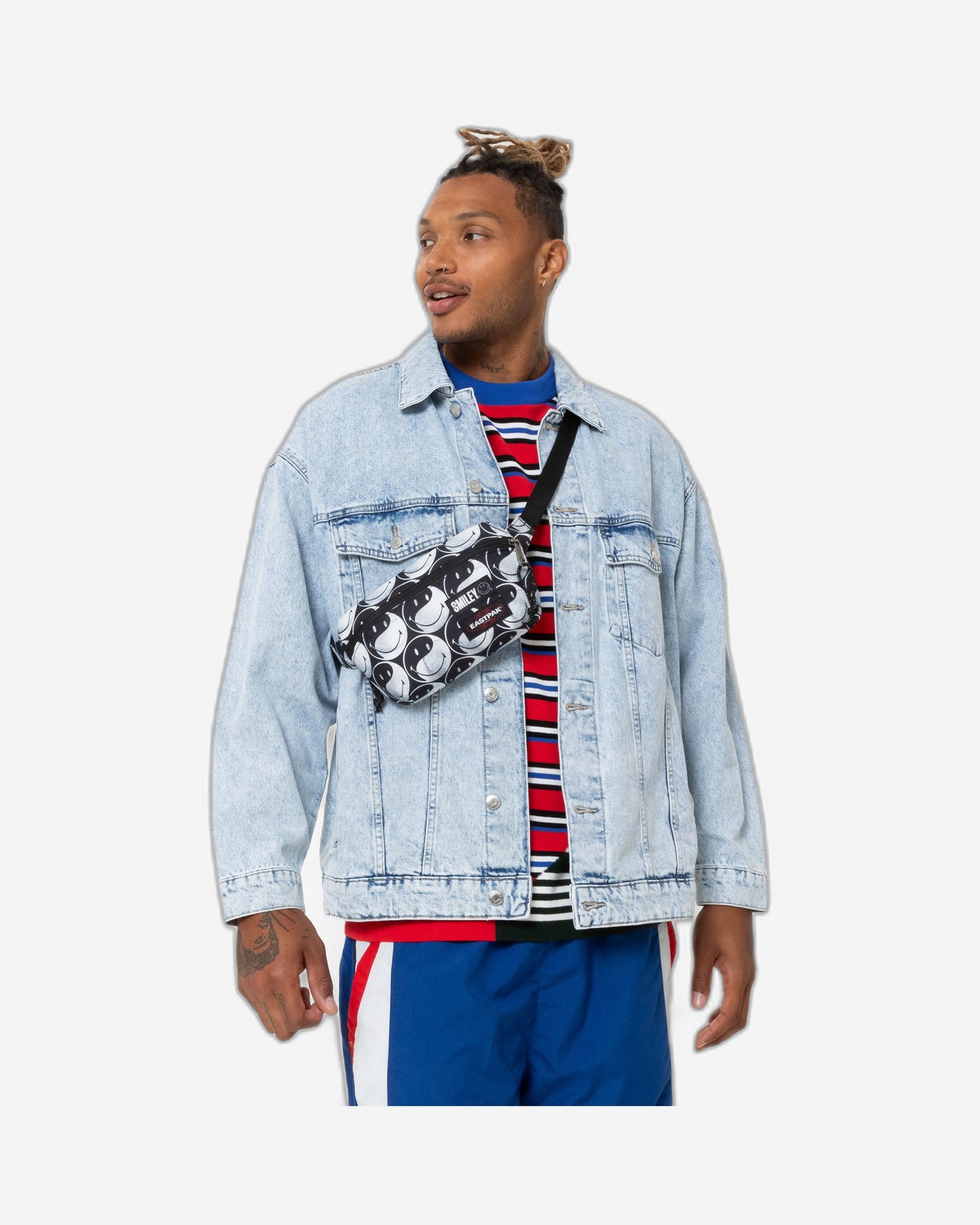 Eastpak Sommar Smiley Yy Black Medium Waistbag - EK0A5BG65K21