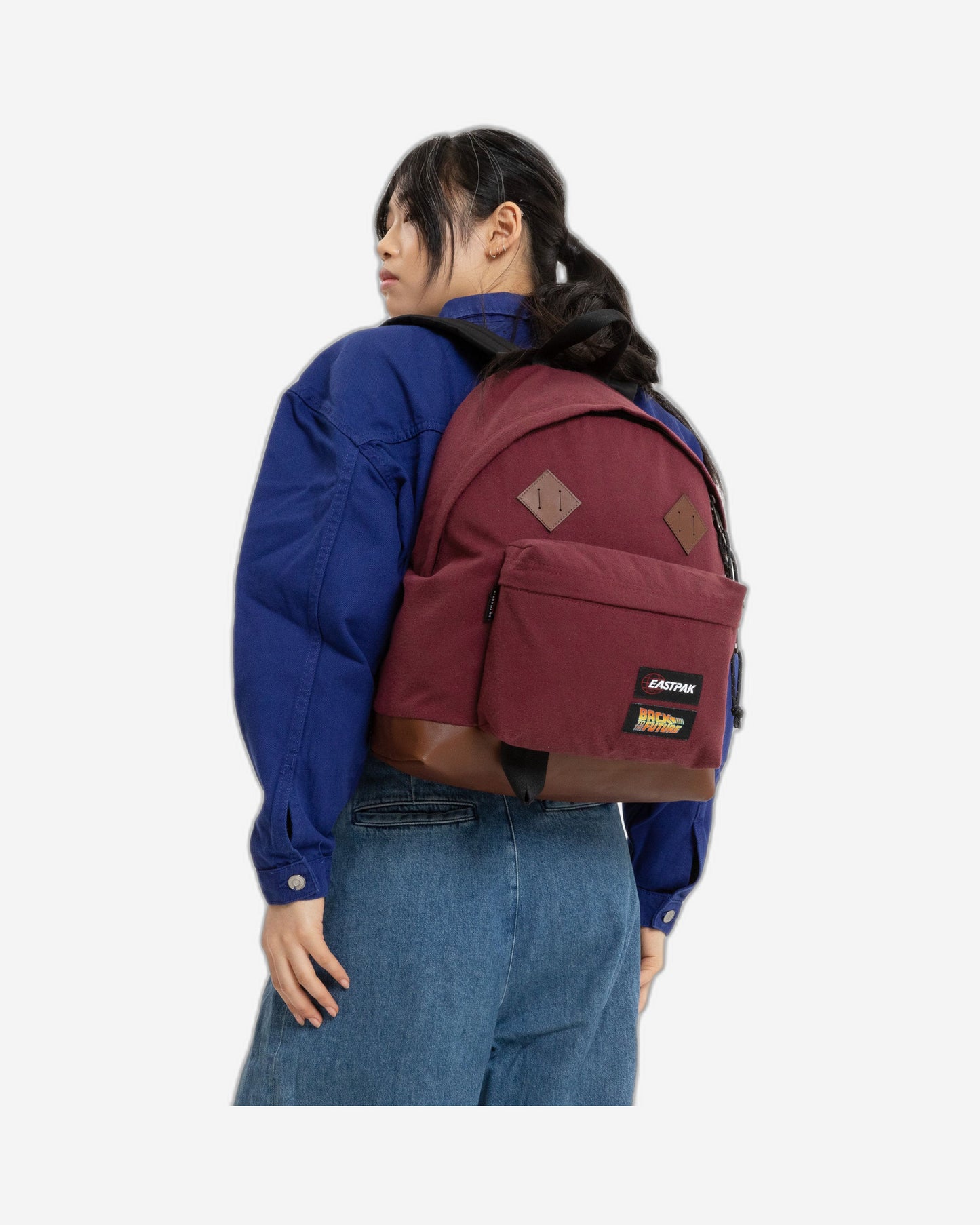 Eastpak Padded Mcfly BTTF Burgundy Medium Backpack