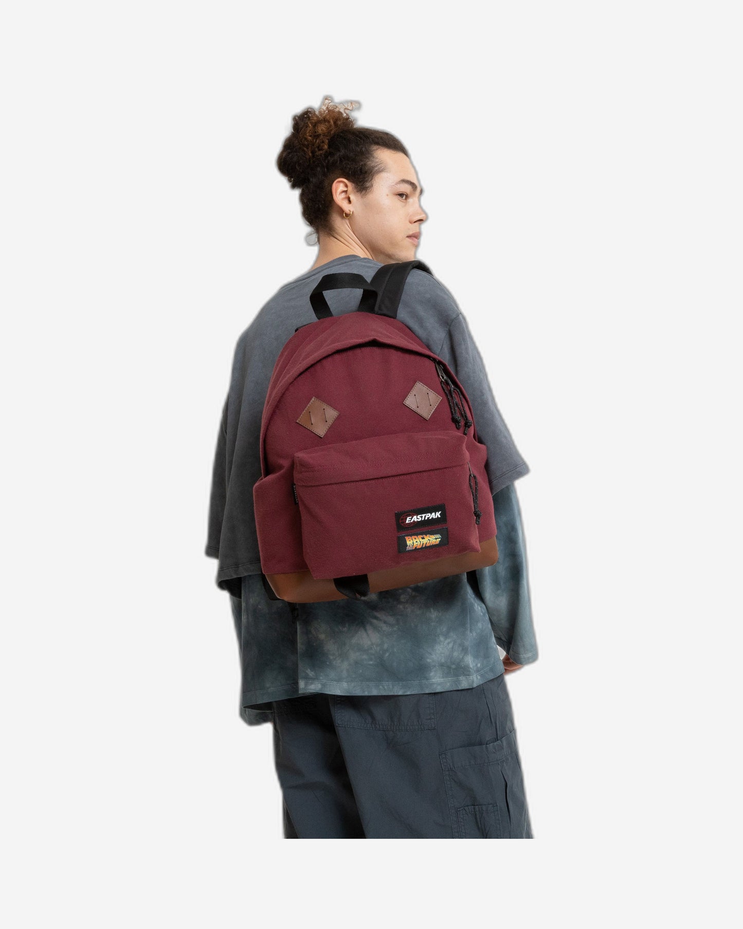 Eastpak Padded Mcfly BTTF Burgundy Medium Backpack