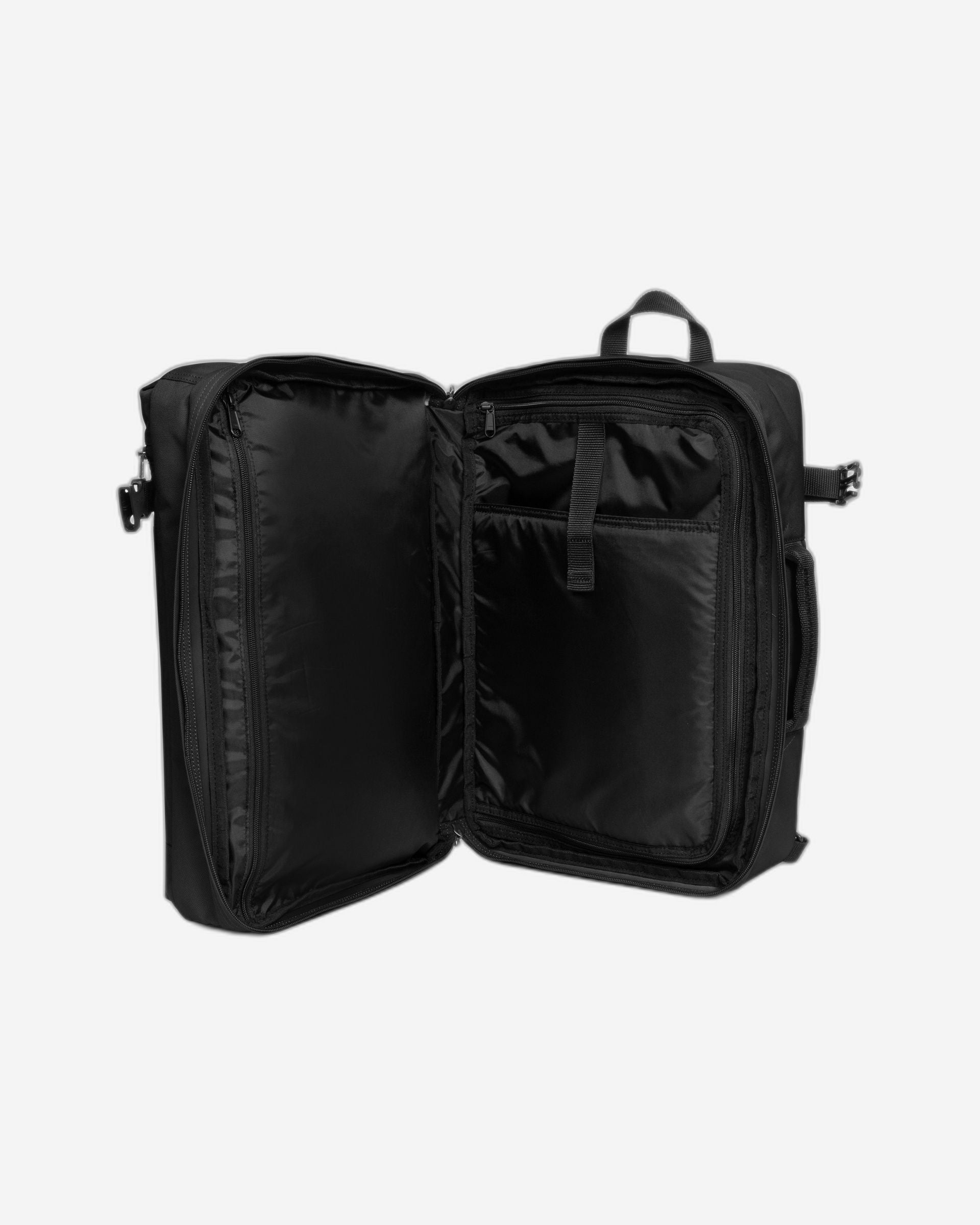 Eastpak Transit'R Pack Black Small Duffle Bag Convertible to Backpack - EK0A5BHI0081
