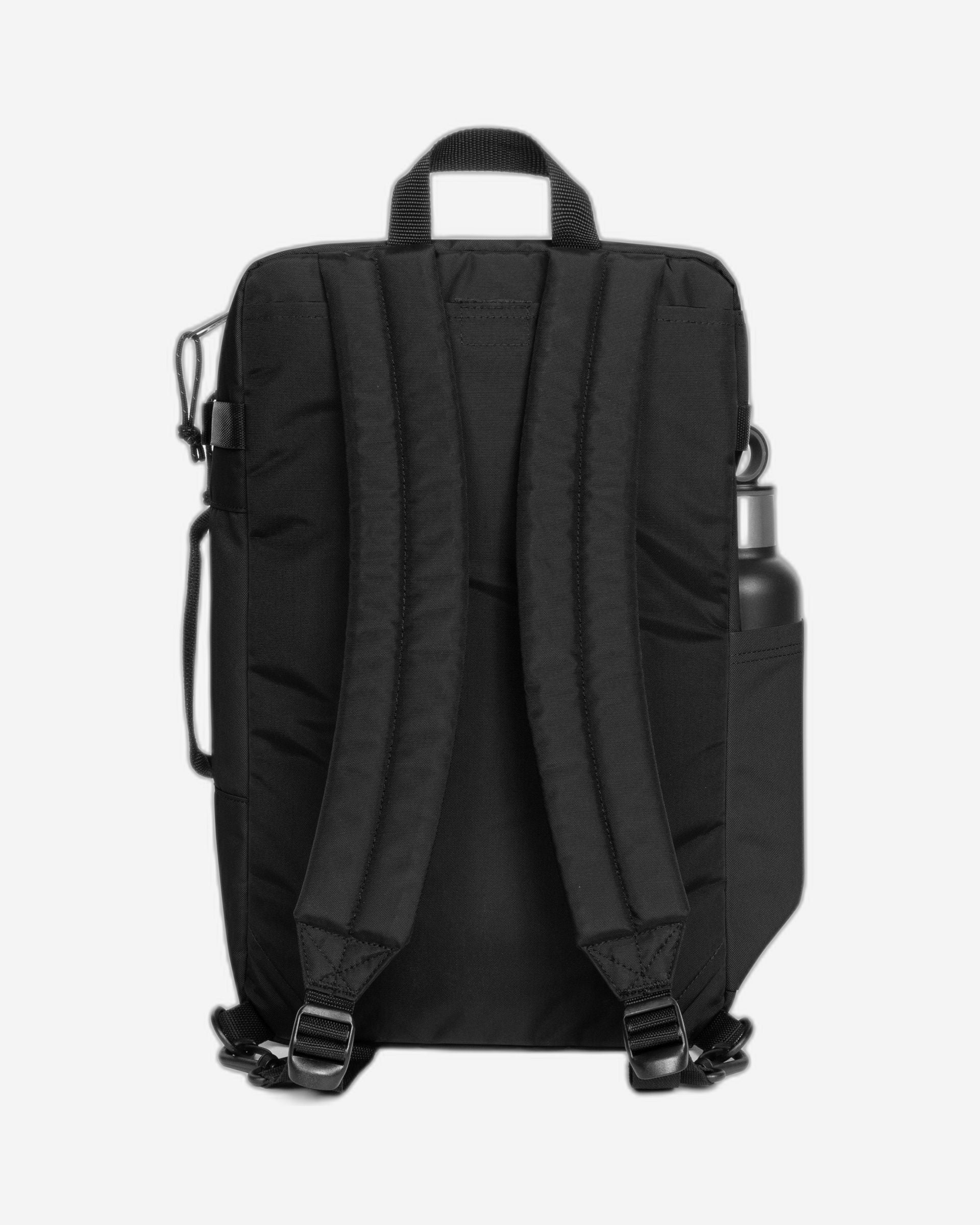 Eastpak Transit'R Pack Black Small Duffle Bag Convertible to Backpack - EK0A5BHI0081