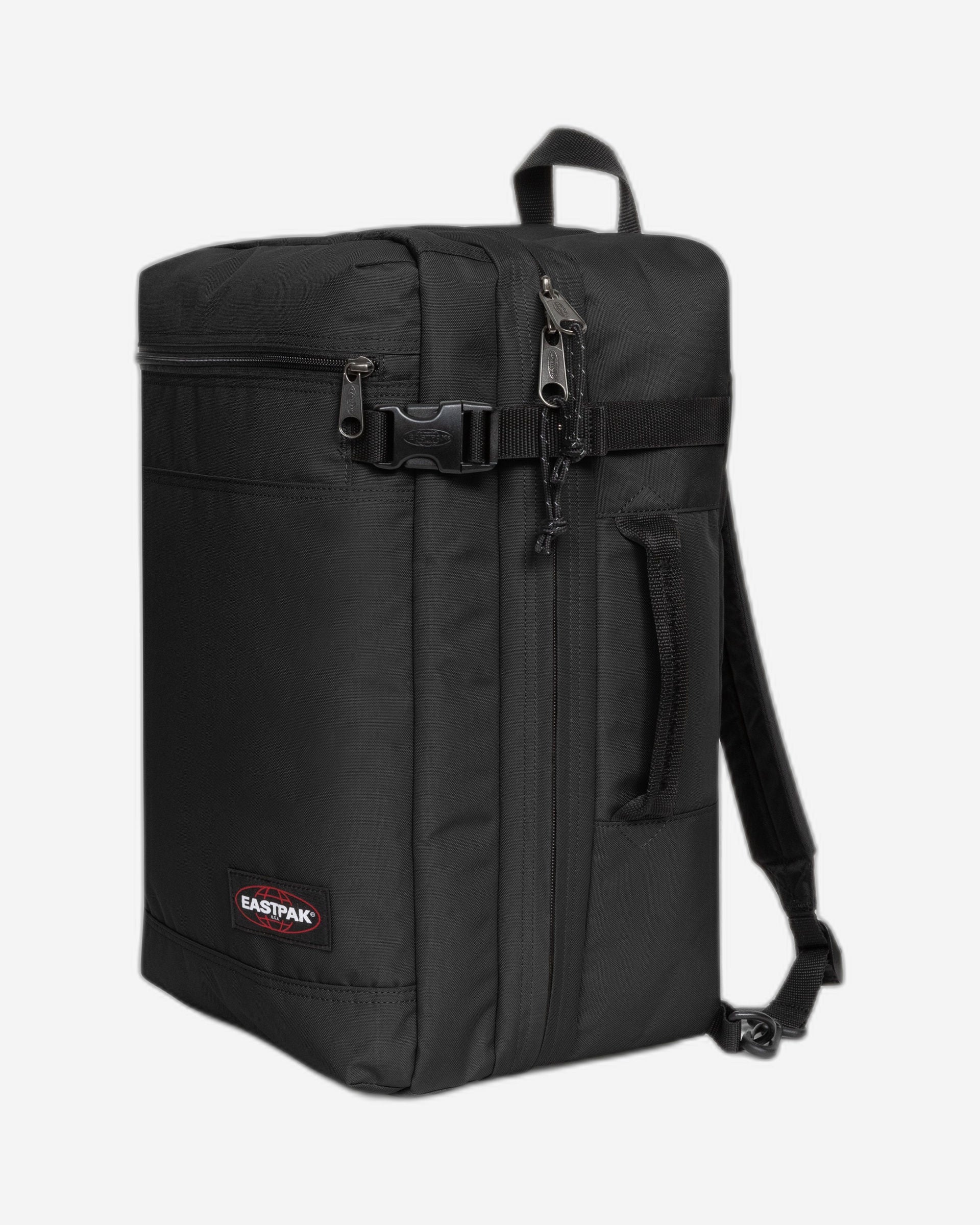 Eastpak Transit'R Pack Black Small Duffle Bag Convertible to Backpack - EK0A5BHI0081