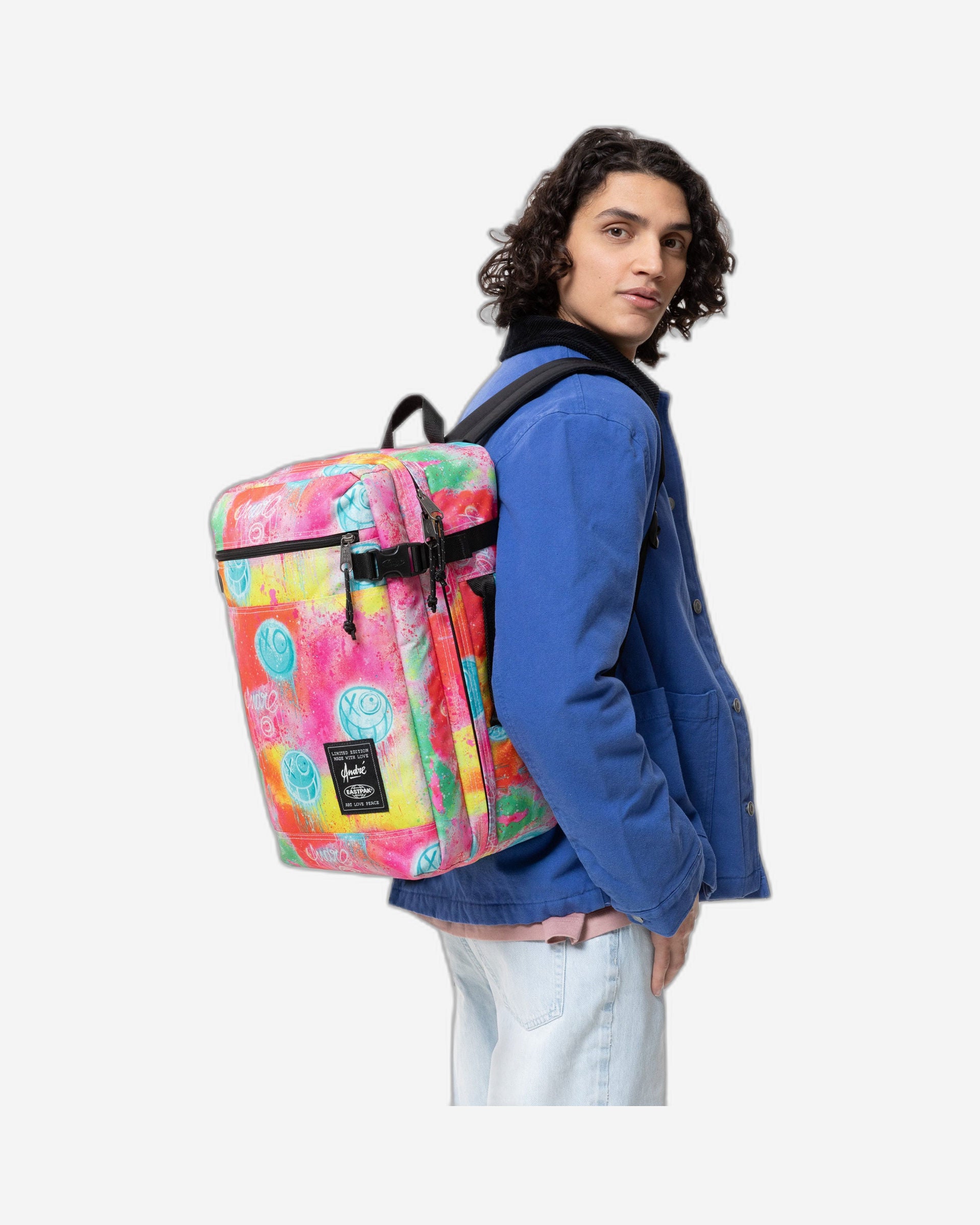 Buy Eastpak Transit'R Pack Fluo Clouds Backpack Online in UAE