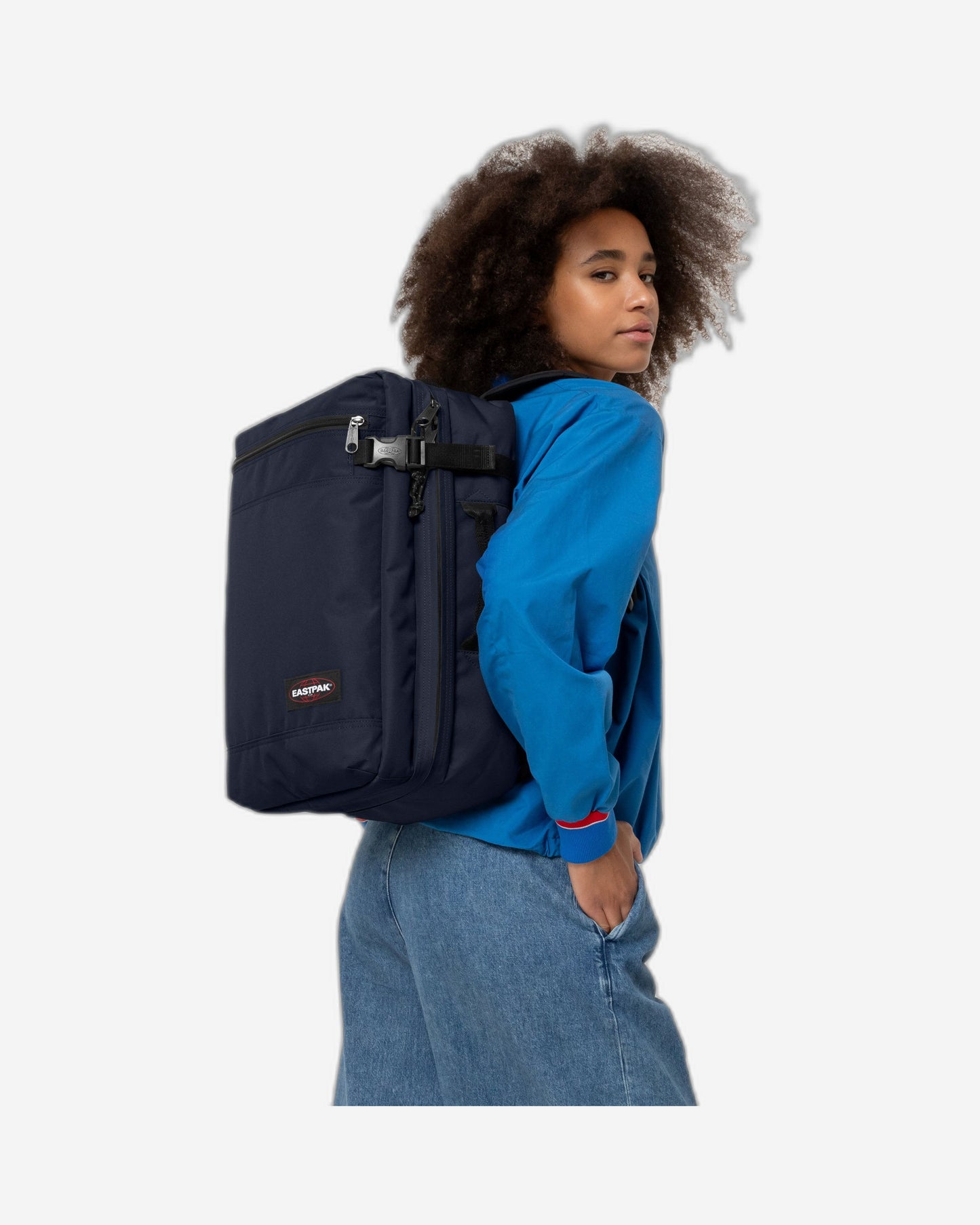 Eastpak Transit'R Pack Ultra Marine Convertible Backpack Duffle Bags