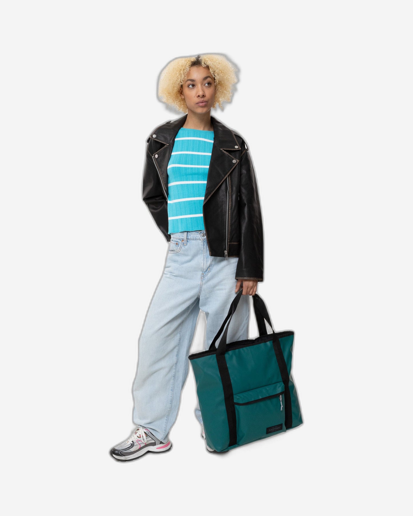 Eastpak Tarlie Tarp Petrol Large Tote Bag