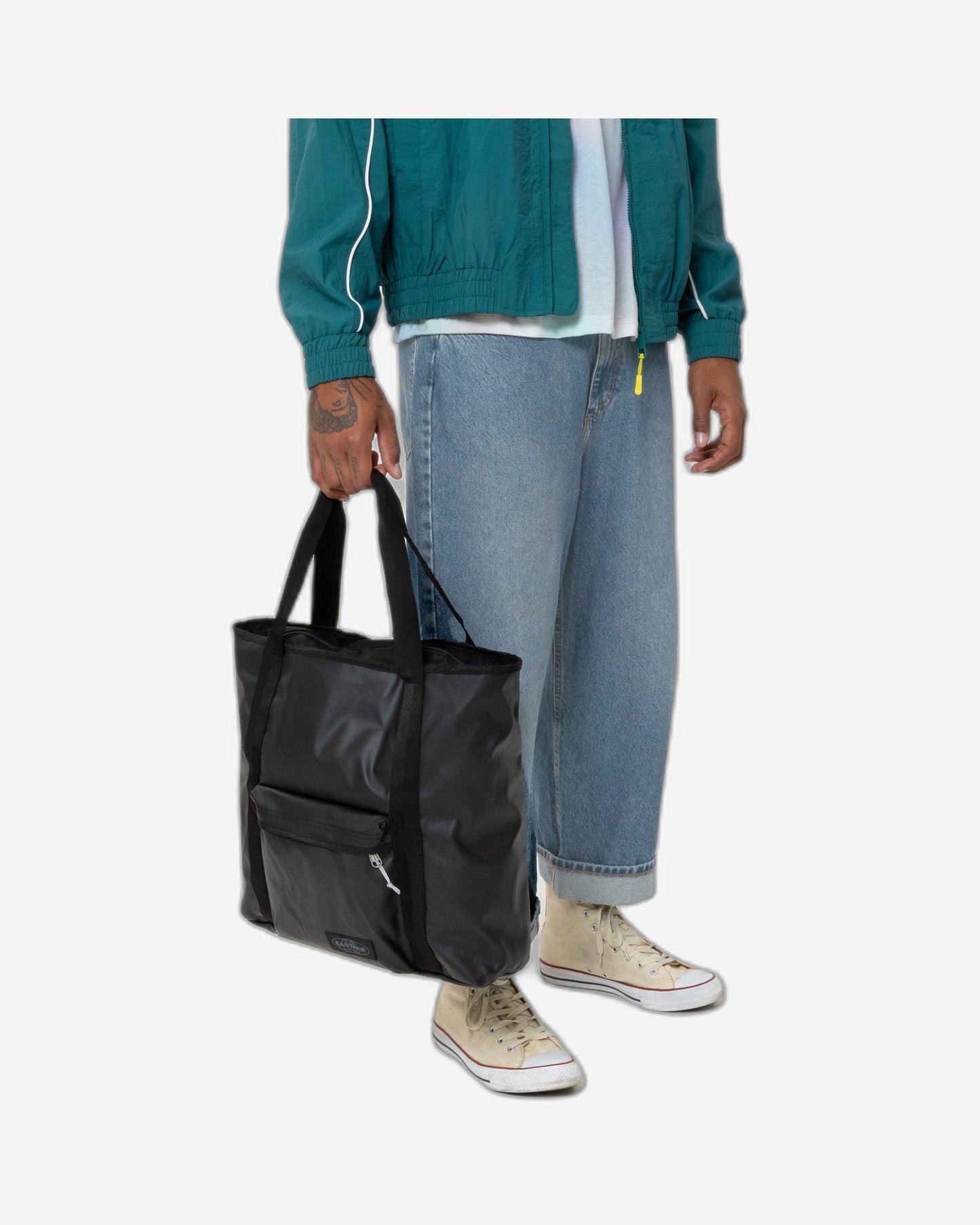 Eastpak Tarlie Tarp Black Large Tote Bag - EK0A5BHLO131