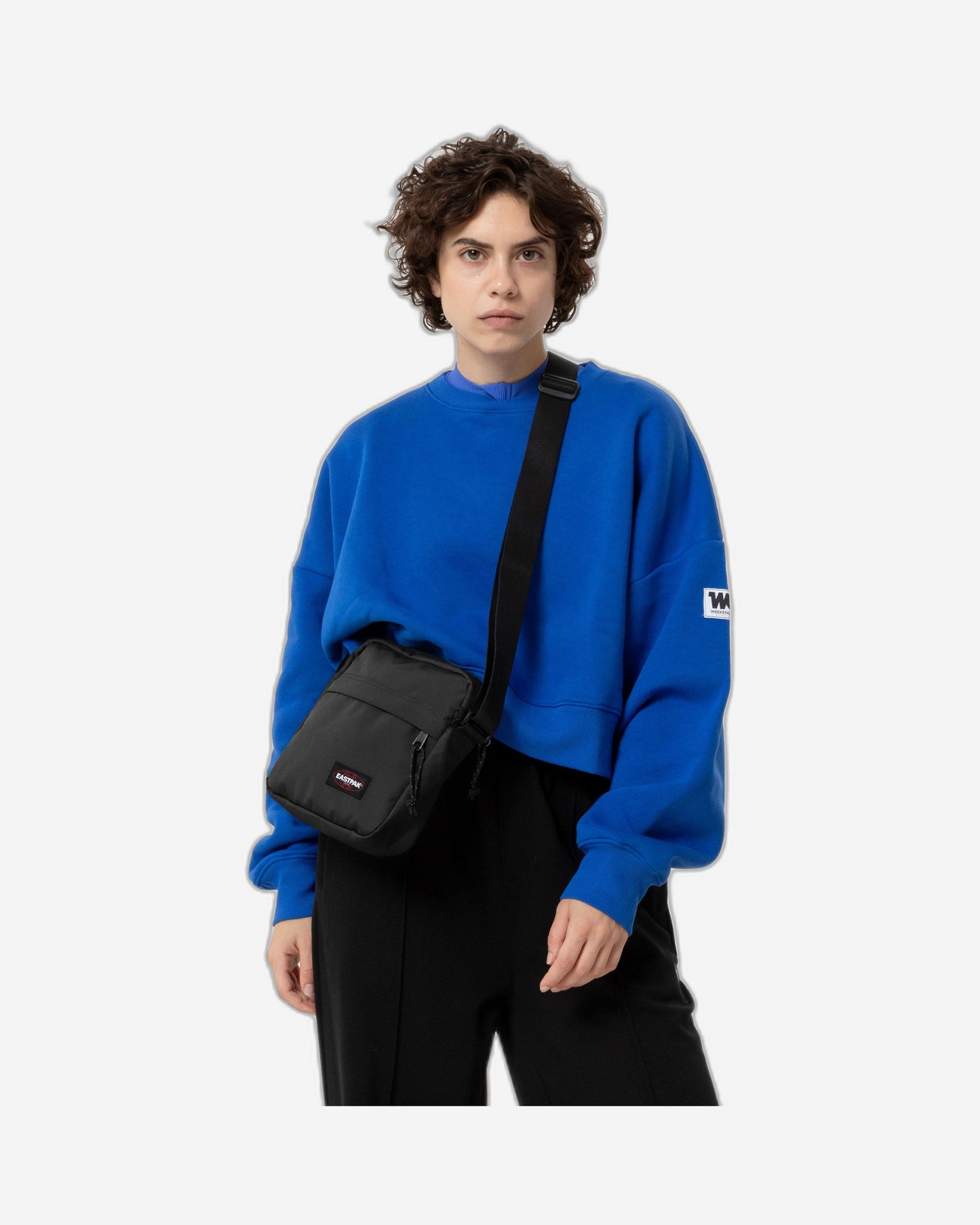 Eastpak The Bigger One Black Large Crossbody Bag