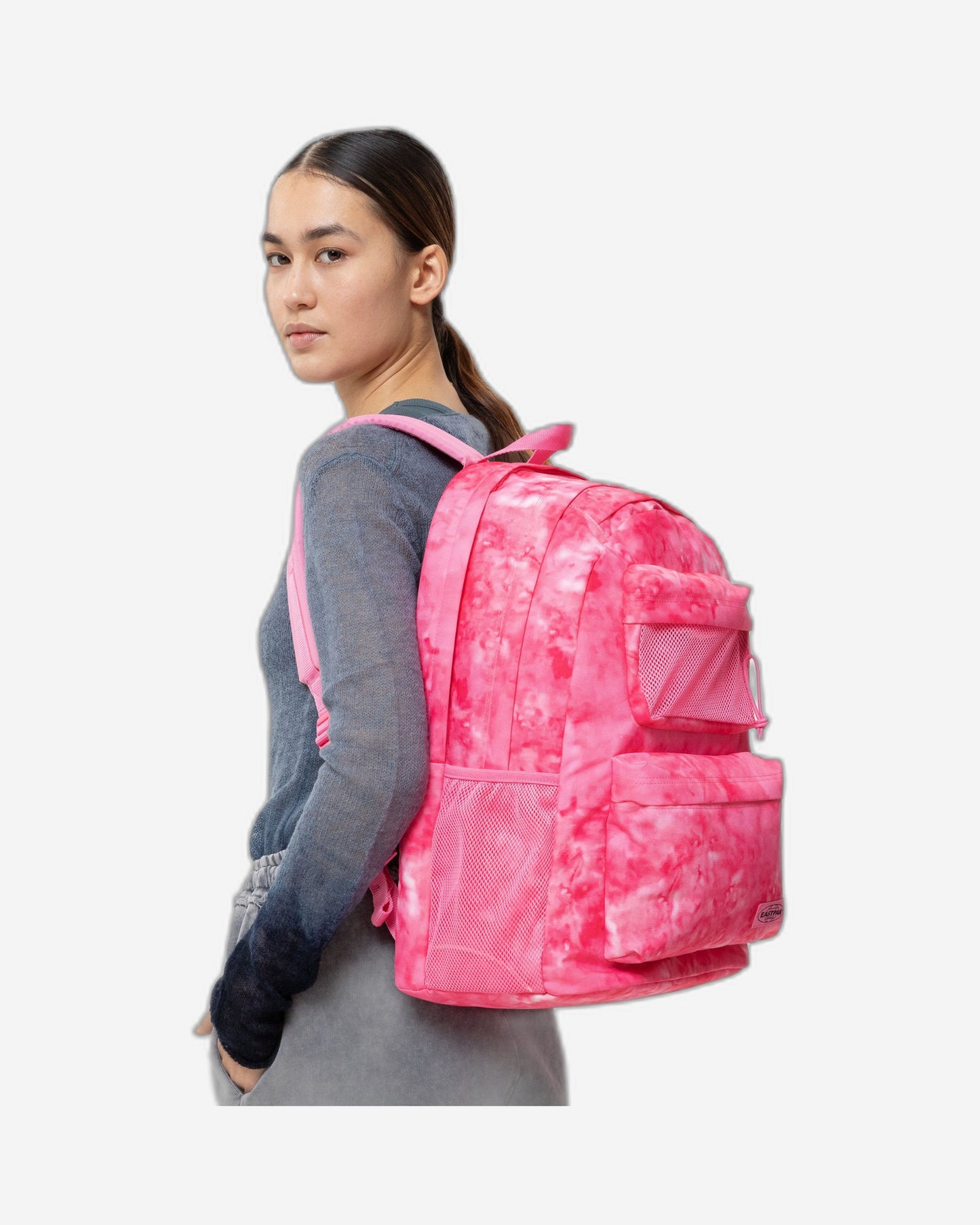 Eastpak Double Office Casualcamopink Laptop Backpack