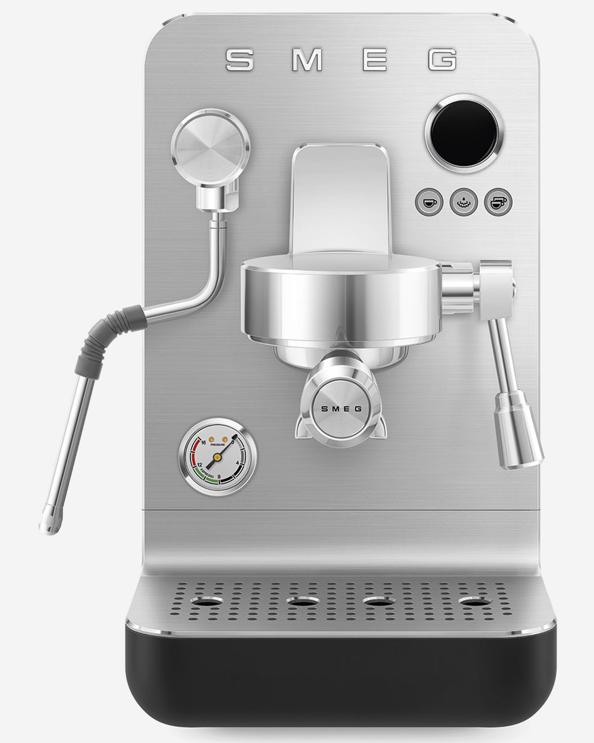 SMEG Mini Pro Coffee Machine Black - EMC02BLMUK