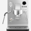 SMEG Mini Pro Coffee Machine Black - EMC02BLMUK