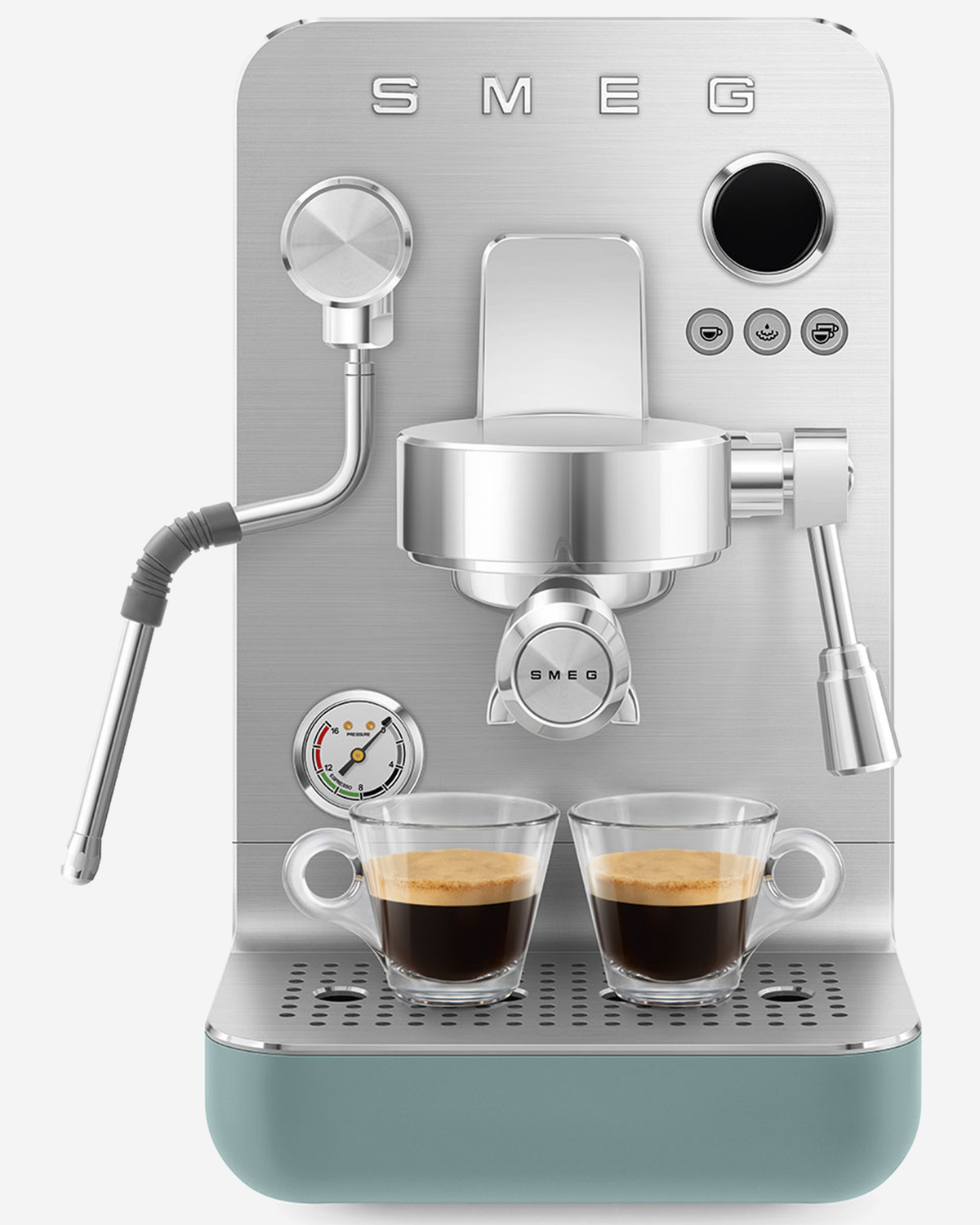 SMEG Mini Pro Coffee Machine Emerald Green - EMC02EGMUK