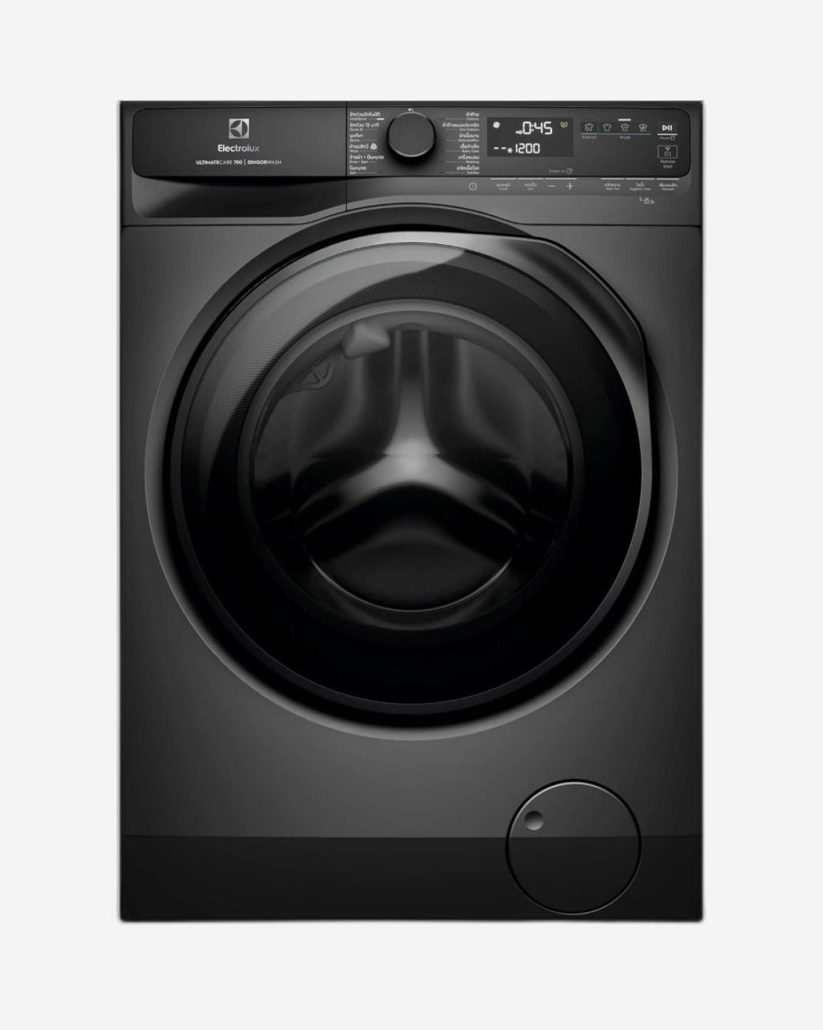 Electrolux 10KG Eco Inverter Motor Front Load Washing Machine, Smart App Connectivity, 1400 RPM & 5 Star Rating, 13 Programs, ULTIMATECARE700 EWF1043R7SC
