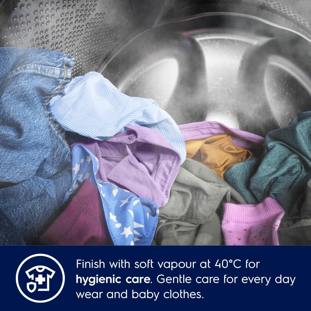 Electrolux 11KG Eco Inverter Motor Front Load Washing Machine, Smart App Connectivity, 1400 RPM & 5 Star Rating, 17 Programs, ULTIMATECARE900 EWF1142R9SC