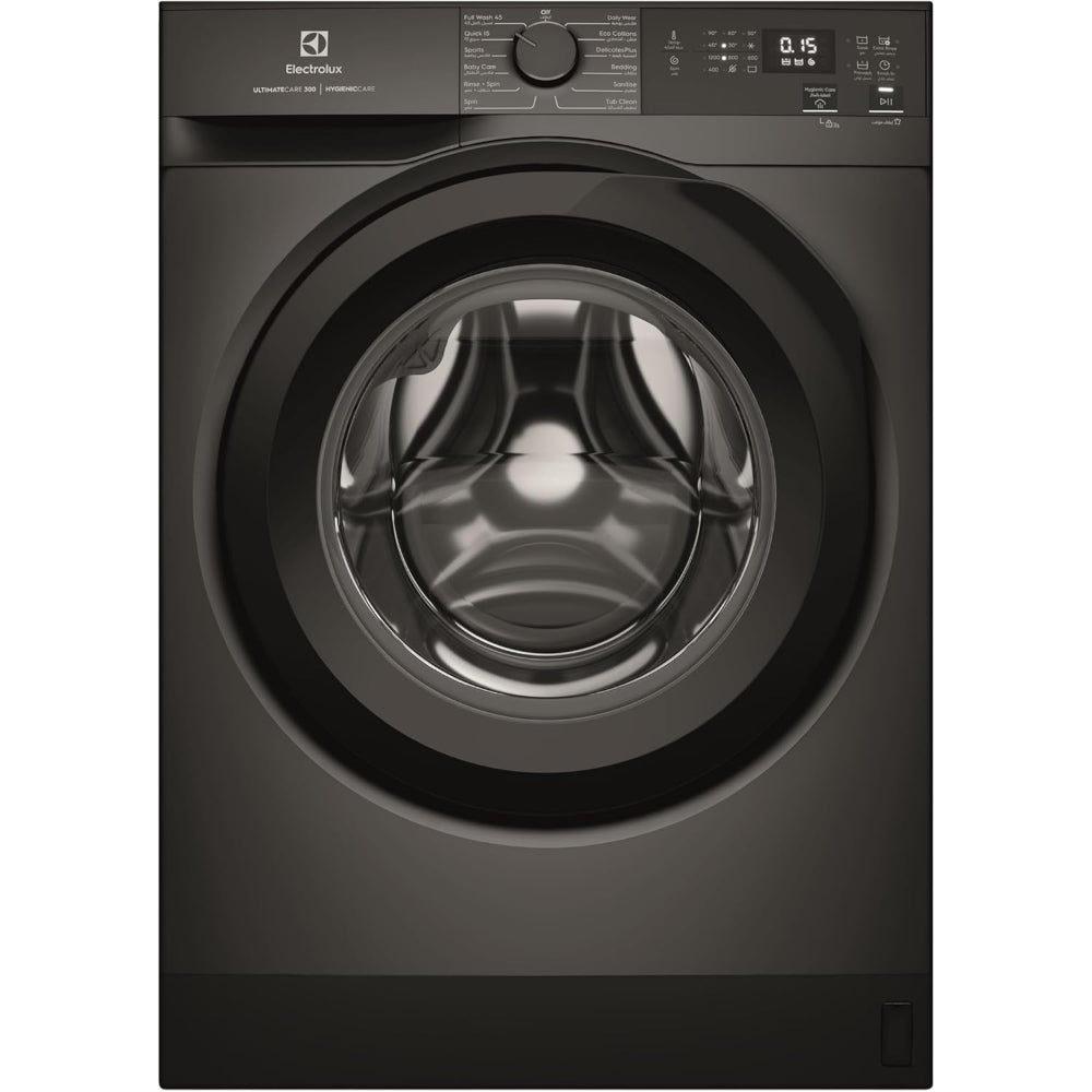 Electrolux 8KG Eco Inverter High Efficiency Motor Front Load Washing Machine, 1200 RPM & 5 Star Rating, 12 Programs includes ???????? ???????? ?????????????????? ????????, ULTIMATECARE300, EWF8024D3SC