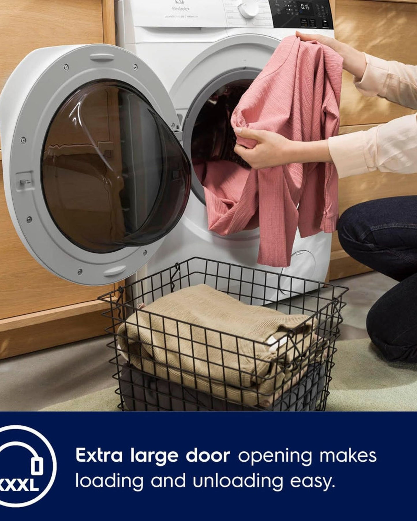 Electrolux 8KG Eco Inverter High Efficiency Motor Front Load Washing Machine, 1200 RPM & 5 Star Rating, 12 Programs includes, ULTIMATECARE300, EWF8024D3SC