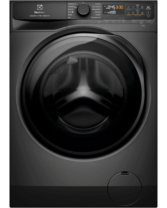 Electrolux 10/7 KG Washer Dryer with, 13 Programs & 1400 RPM, Eco-Inverter Front Loading Washing & Drying Combo Machine, DuvetCare 60/WashDry 60, EWW1043R7SC