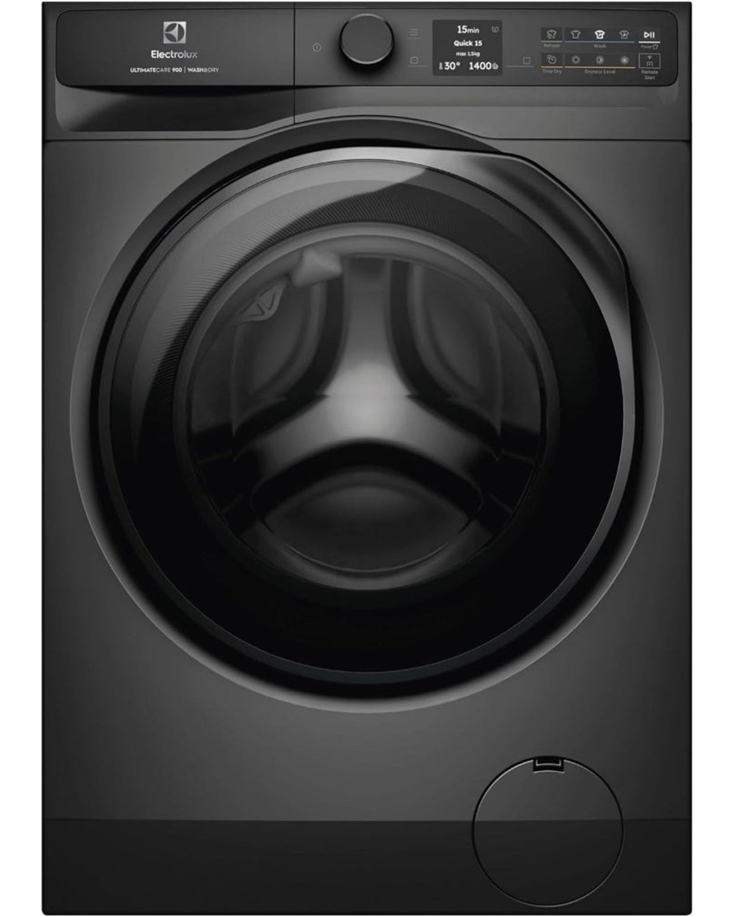 Electrolux 11/9 KG Washer Dryer with 17 Programs & 1400 RPM, Eco-Inverter Front Loading Washing & Drying Combo Machine, DuvetCare 60/WashDry 60, EWW1142R9SC