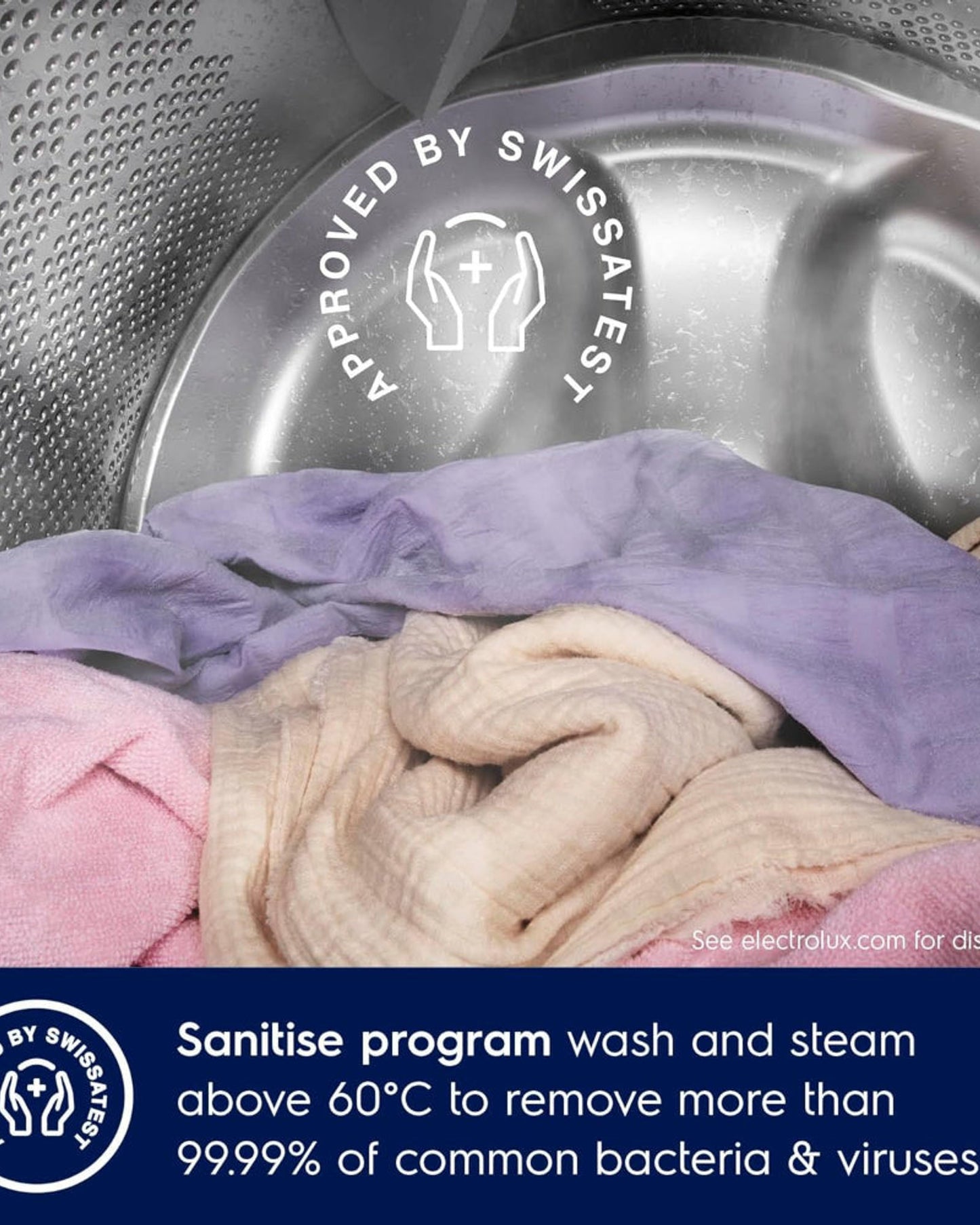 Electrolux 11/9 KG Washer Dryer with 17 Programs & 1400 RPM, Eco-Inverter Front Loading Washing & Drying Combo Machine, DuvetCare 60/WashDry 60, EWW1142R9SC