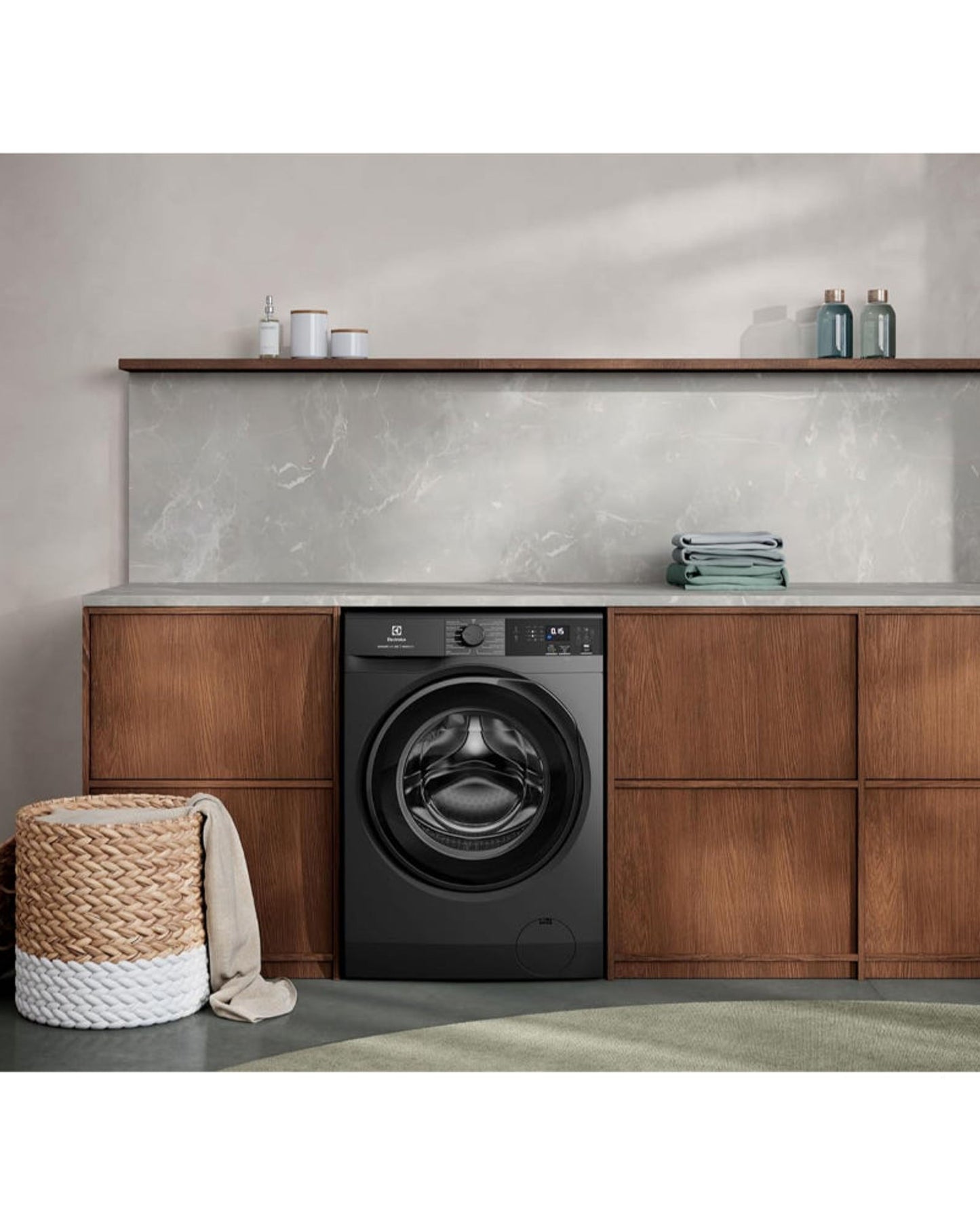 Electrolux 8/5 KG Washer Dryer with 12 Programs & 1200 RPM, Eco-Inverter Front Loading Washing & Drying Combo Machine, EWW8024P3SC