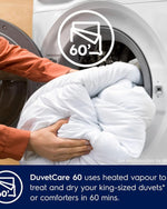 Electrolux 9/6 KG Washer Dryer with 13 Programs & 1200 RPM, Eco-Inverter Front Loading Washing & Drying Combo Machine, EWW9023P5SC